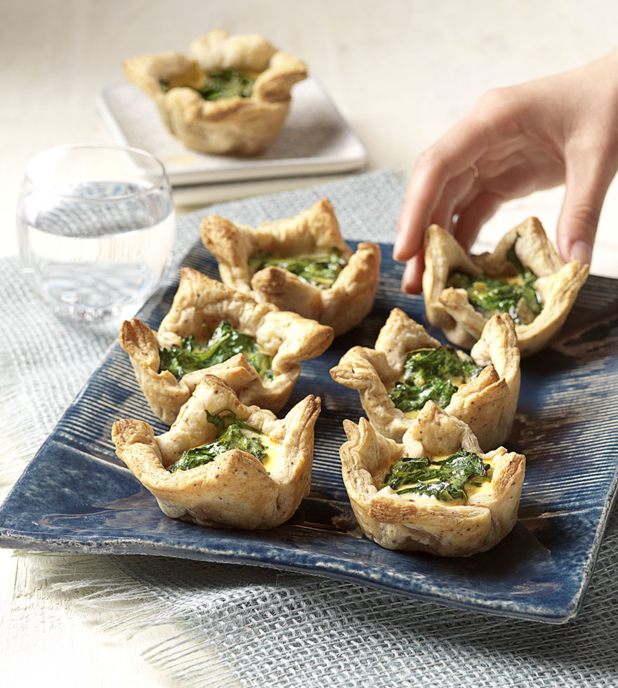 Blätterteigmuffins mit Mangold - Rezept Tante Fanny