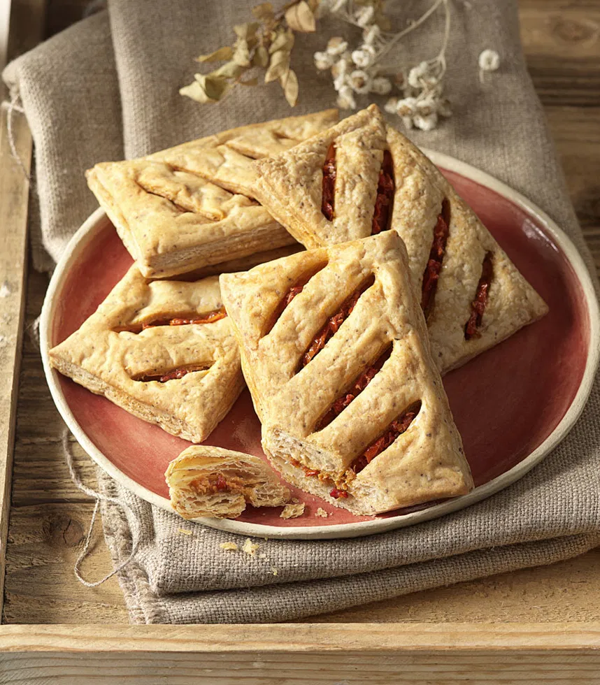 Vegane Pestotaschen - einfaches Rezept