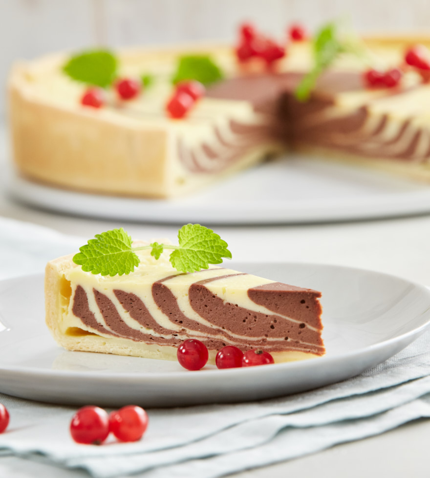 Zebra-Cheesecake Rezept