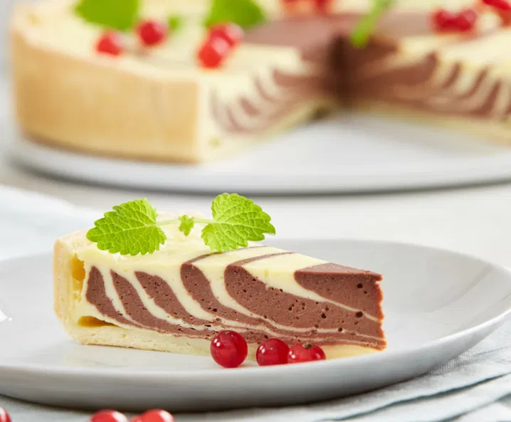 Zebra-Cheesecake Rezept