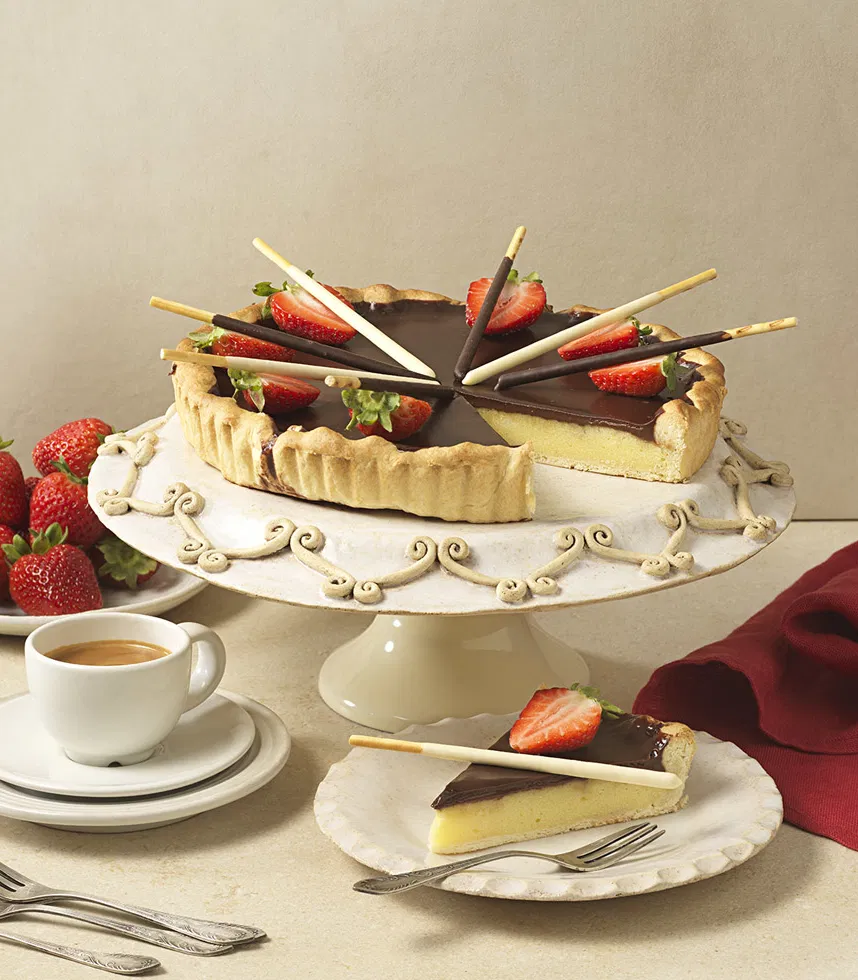 Torta di semolino al cioccolato