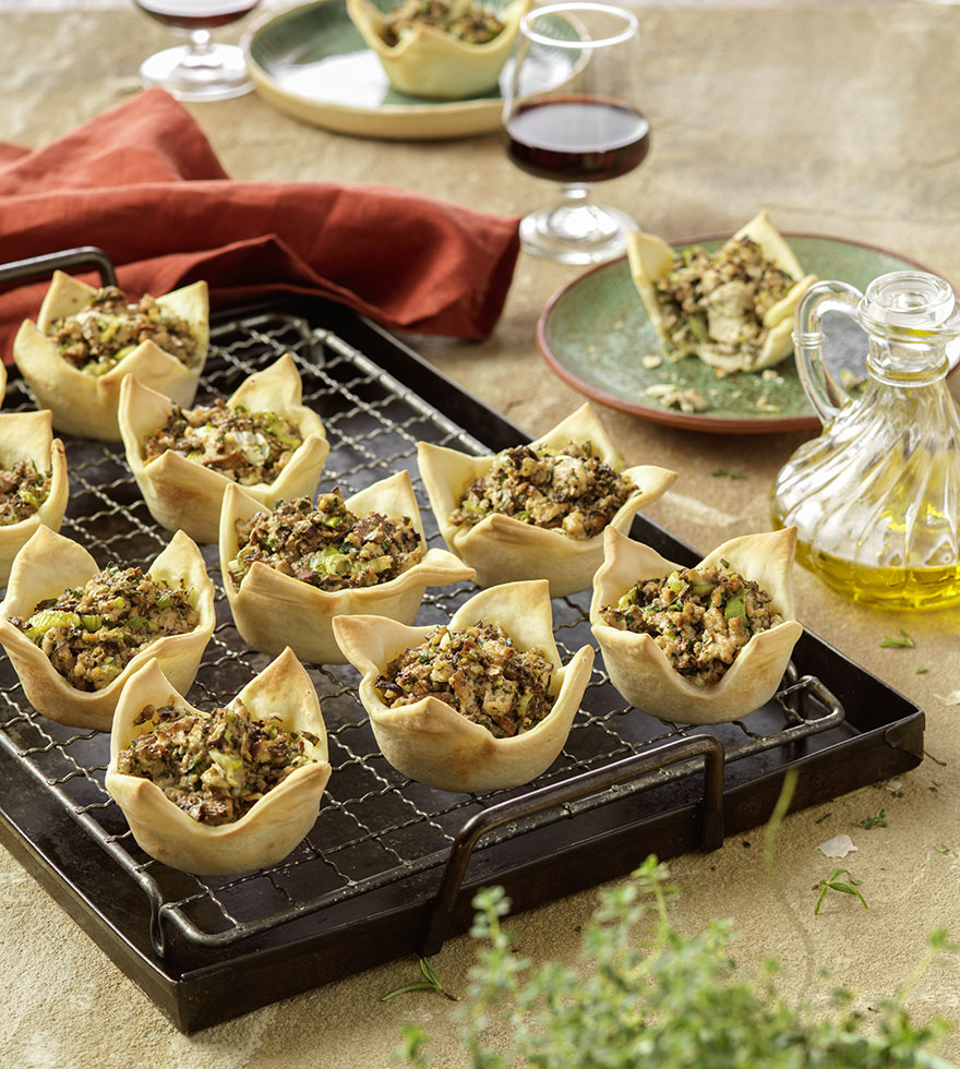 High-Protein Flammkuchen Cupcakes