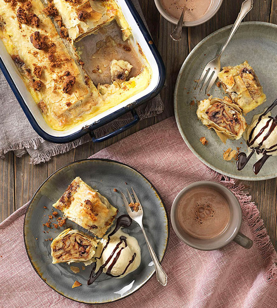 Schoko-Croissant-Strudel