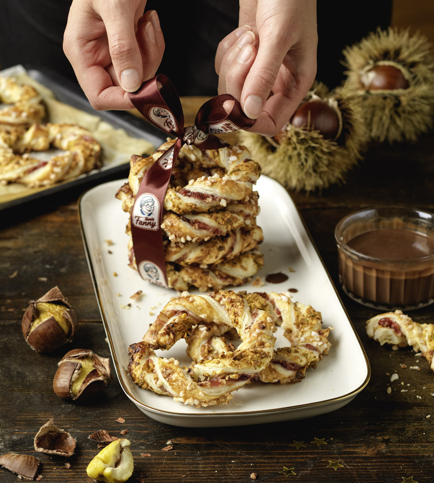 Maroni-Kringel mit-Schokolade