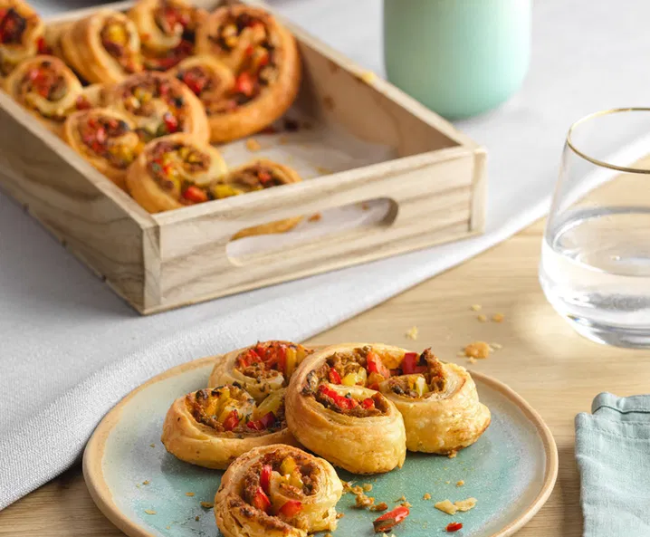 Vegane Blätterteigöhrchen