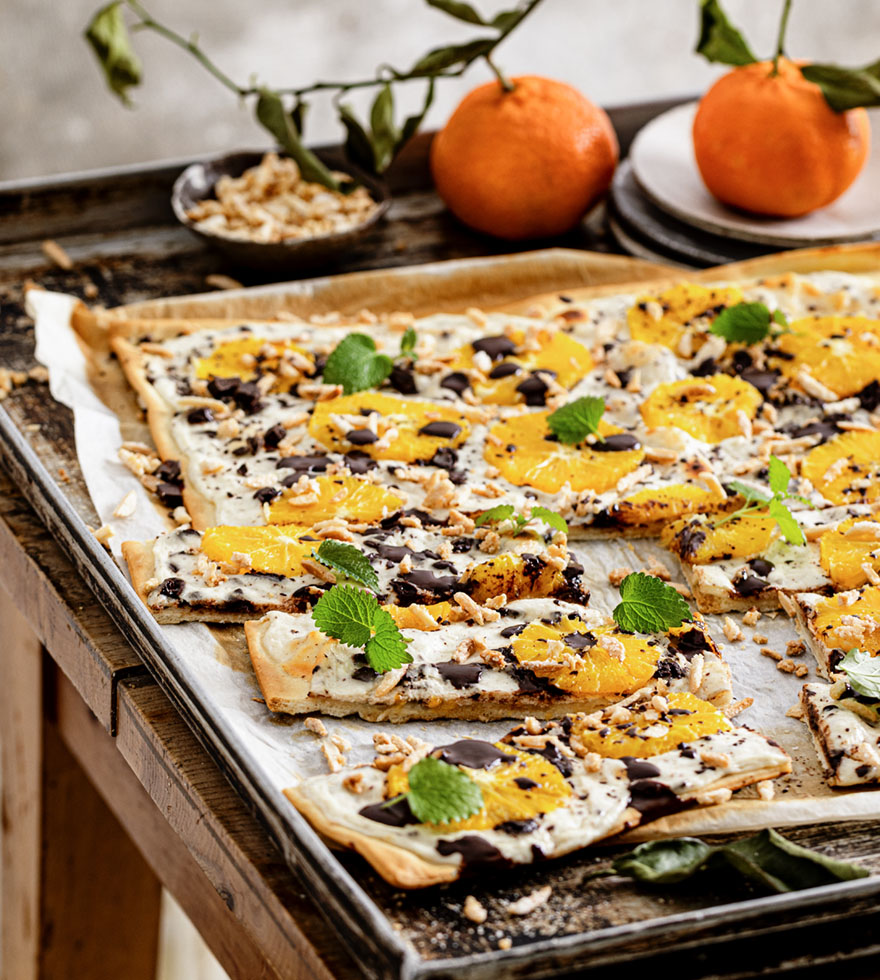 Flammkuchen Orange-Zartbitter