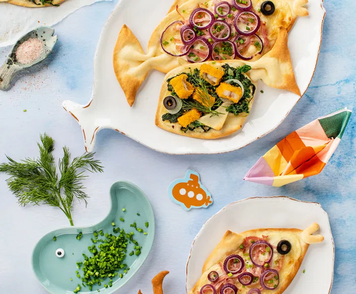 Flammkuchen-Fische