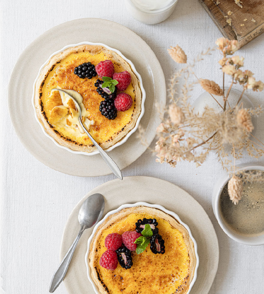 Blätterteig-Creme-Brule