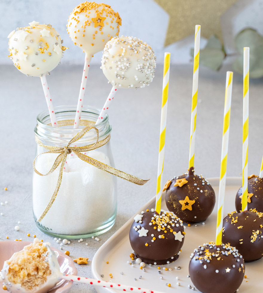 Festliche Cake Pops