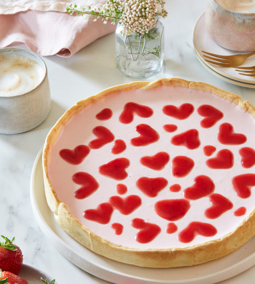 Erdbeertorte mit griechischem Joghurt