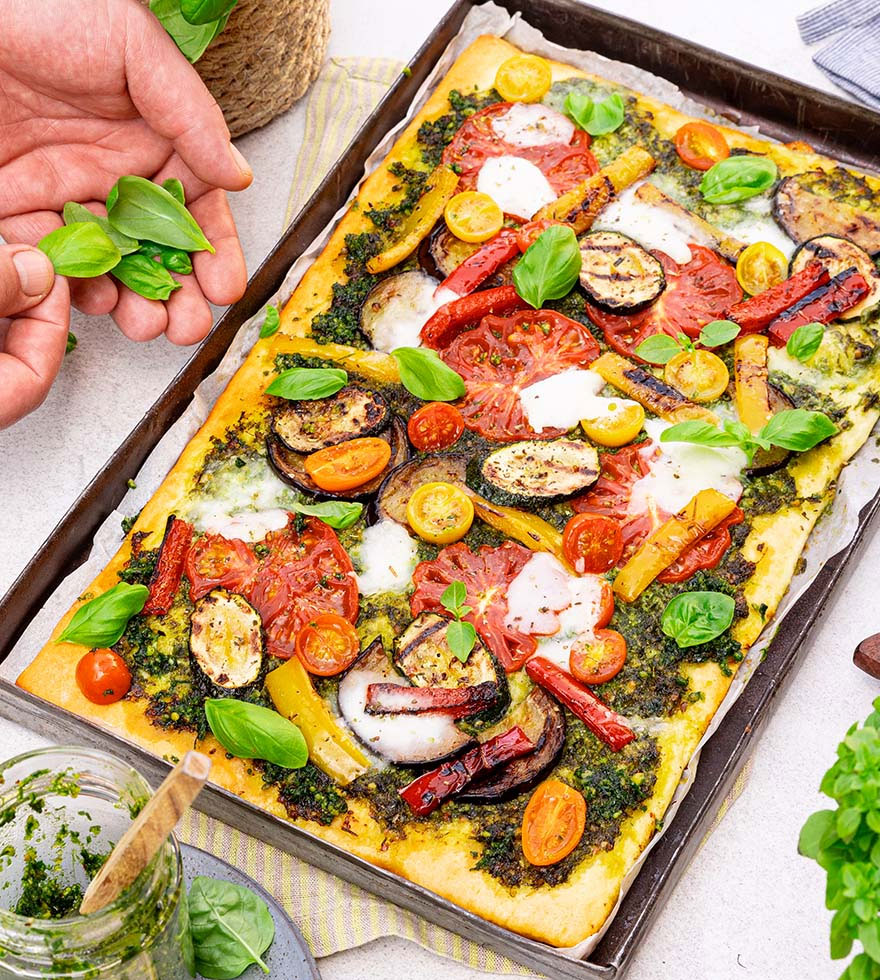 Sommerliche-Pizza