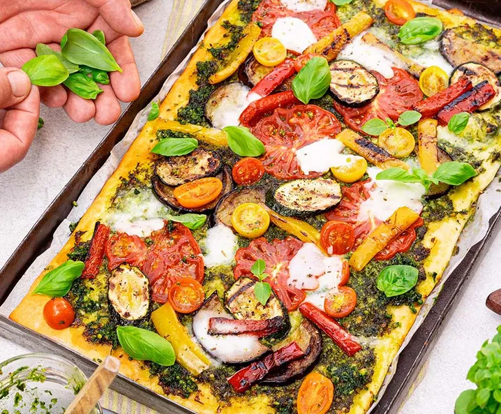 Sommerliche-Pizza