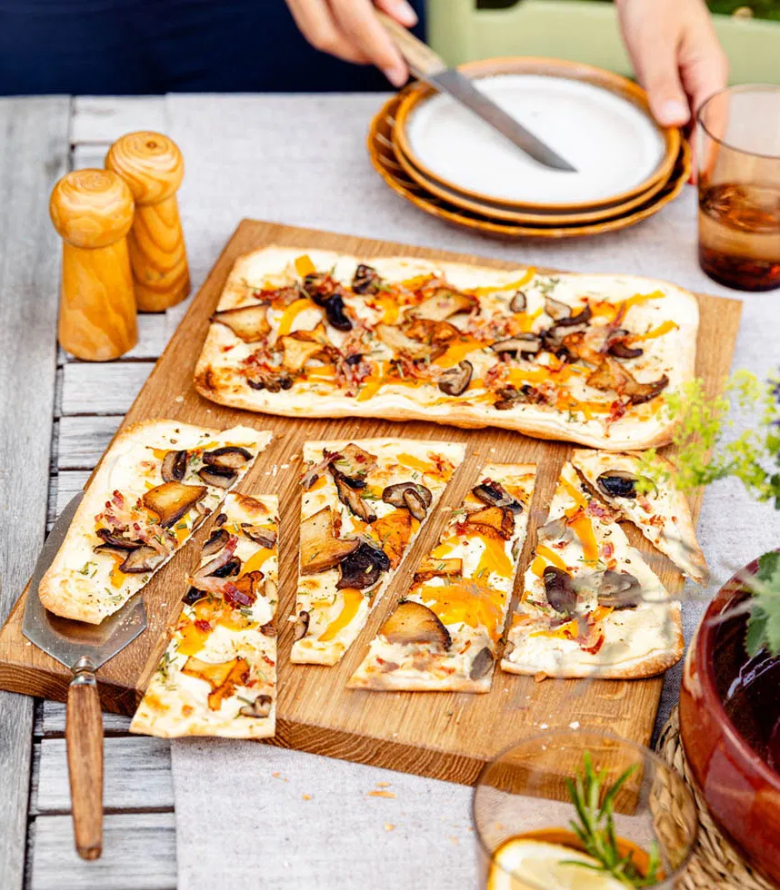 Pilzflammkuchen