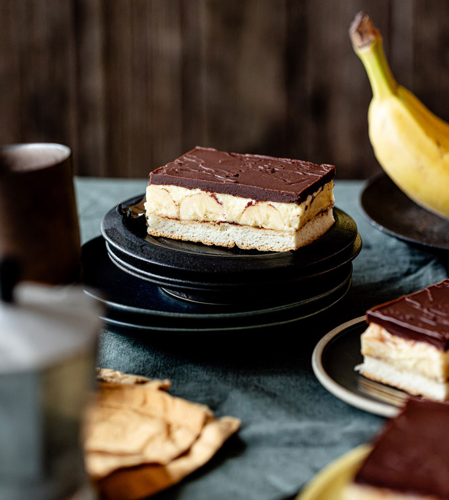 Bananenschnitte