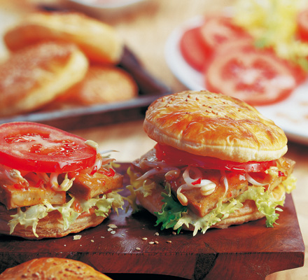 Bladerdeeg burger