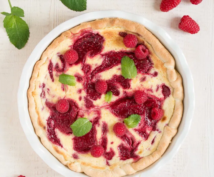 Márványos málnás mascarponés torta