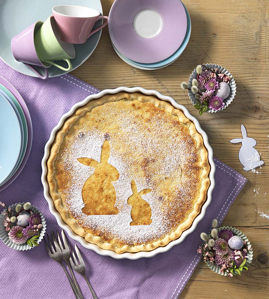 Húsvéti grízes torta baracklekvárral