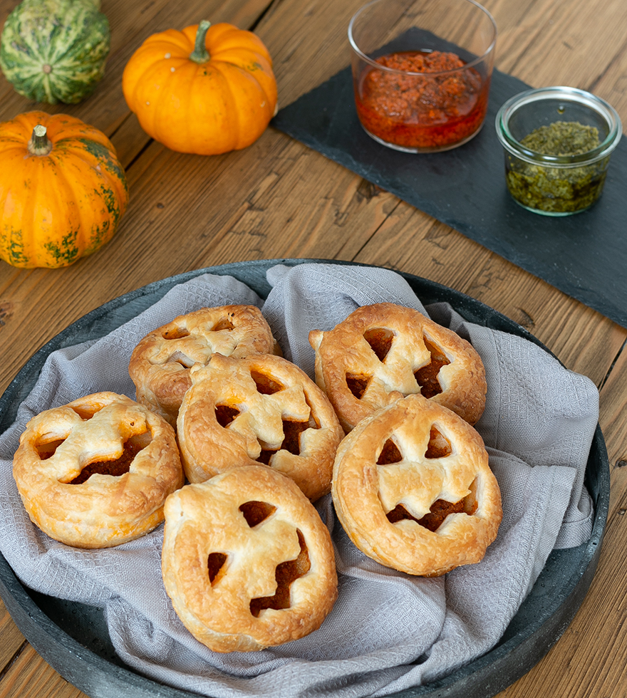 Leveles tészta tökök Halloween-ra