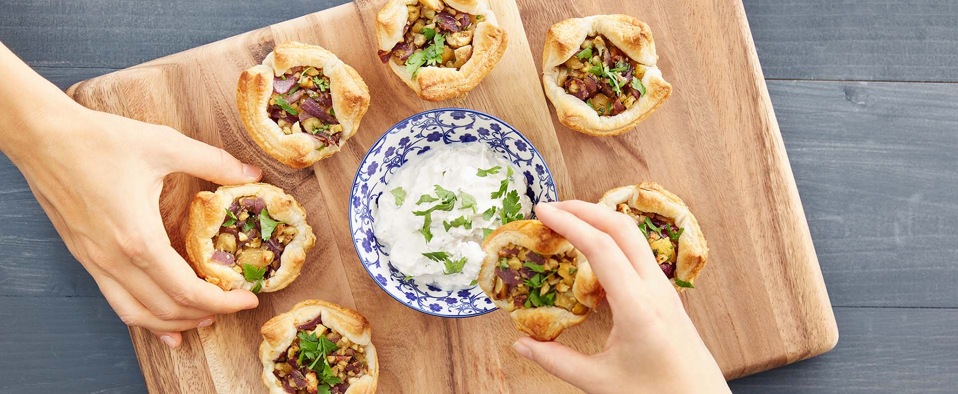 Vegán Leveles tészta muffinok gesztenyével
