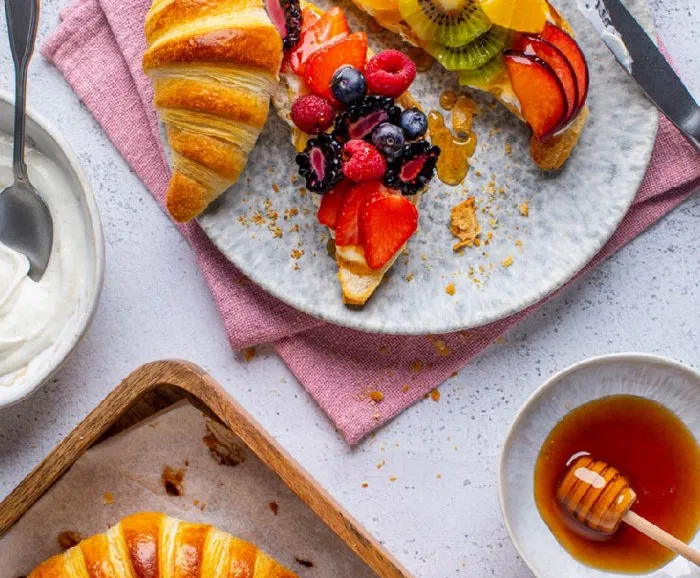 töltött croissant
