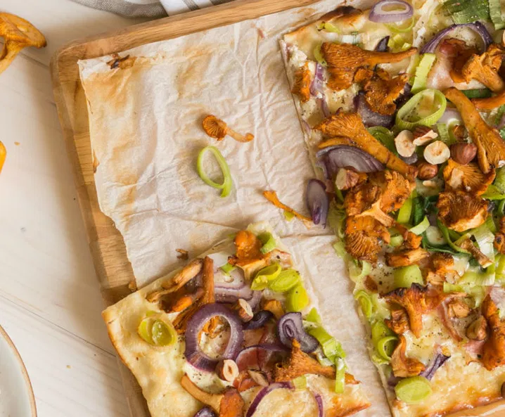 rókagombás pizza