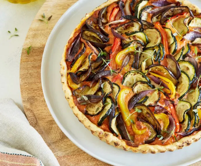 Ratatouille quiche