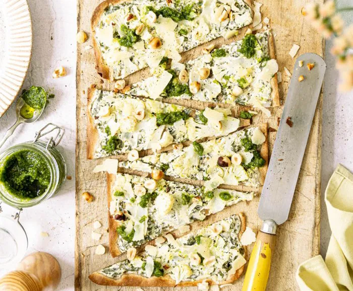 medvehagymás pizza
