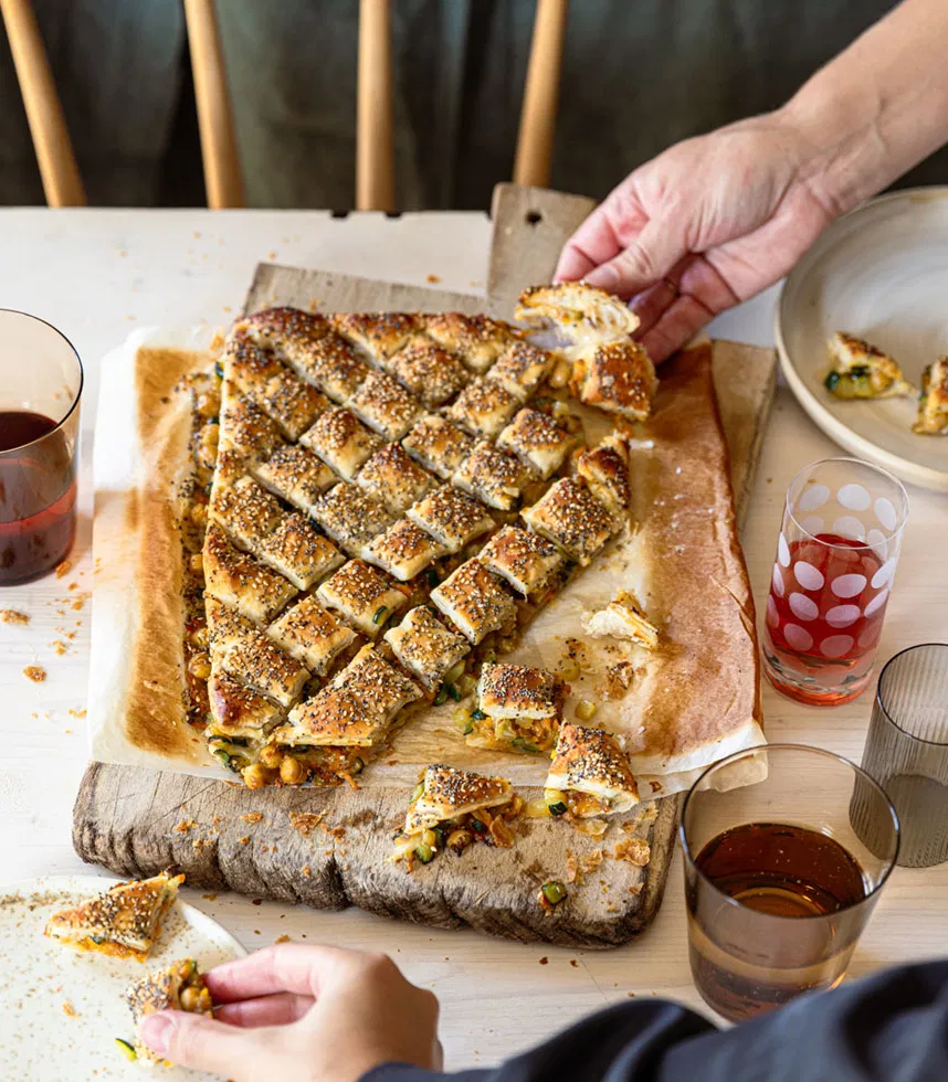 vegán zöldséges burekas