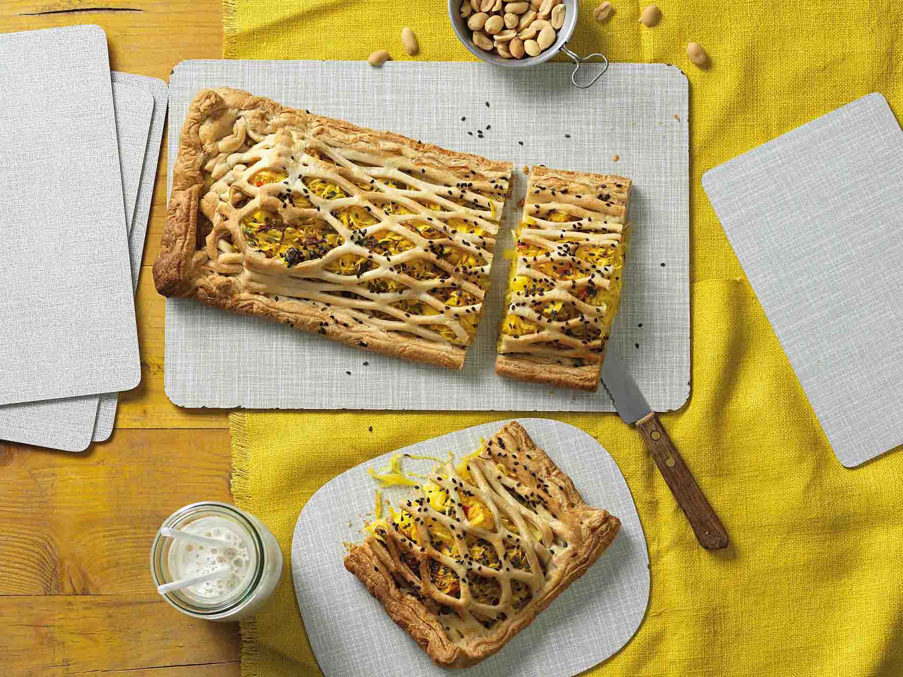 Strudel met witte kool en kerrie - Tante Fanny
