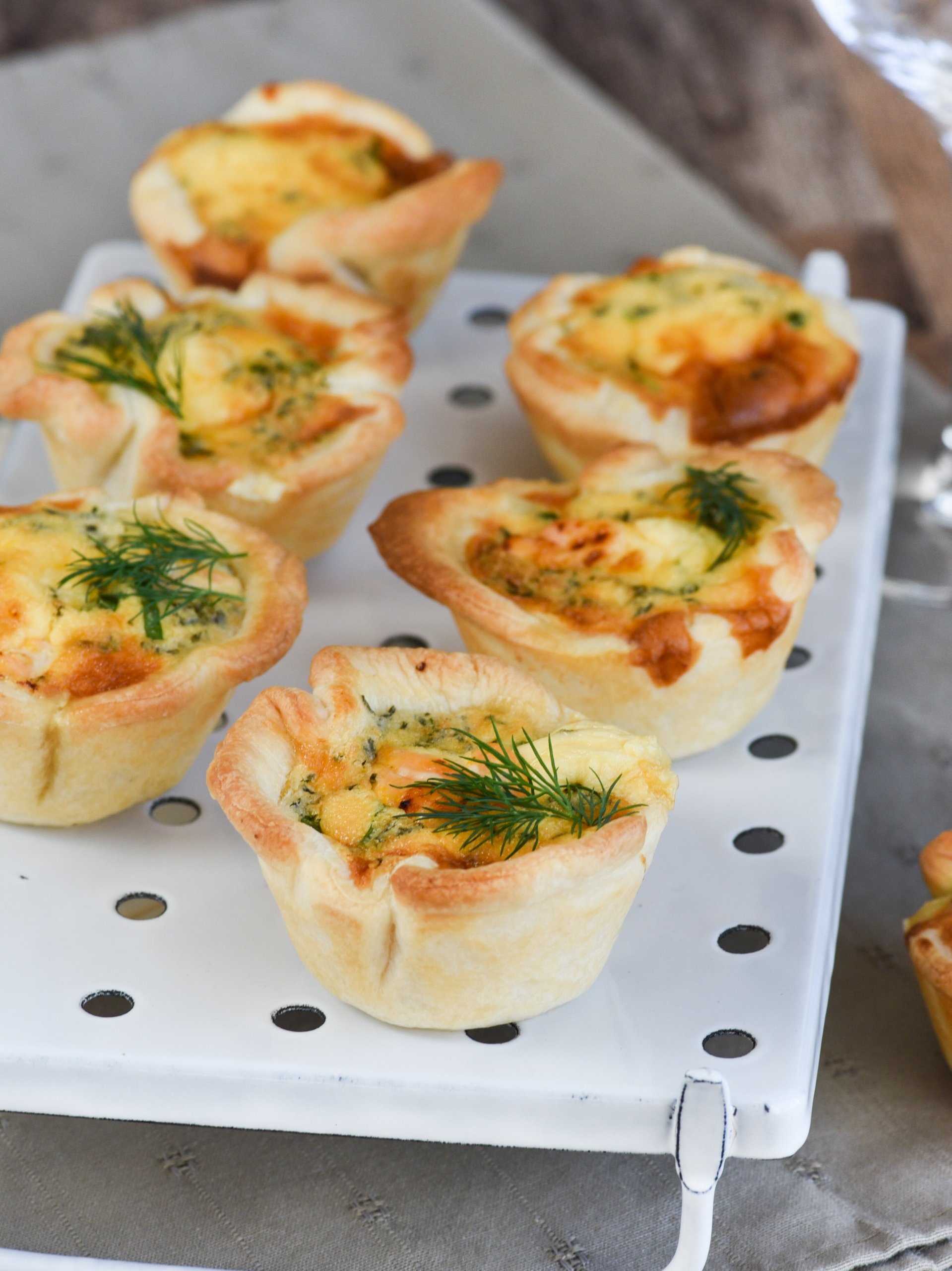mini quiches met zalm tante fanny