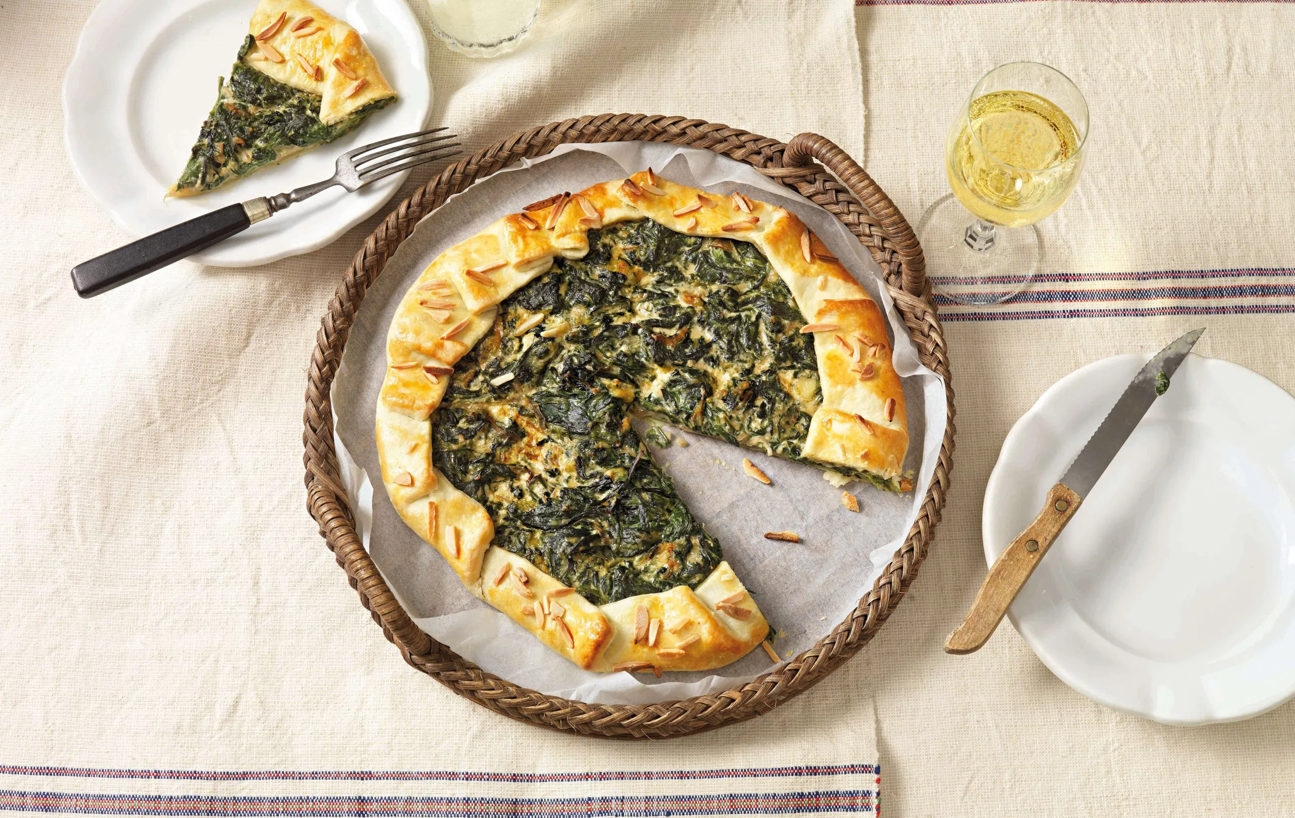 Spinaziegalette met Emmentaler