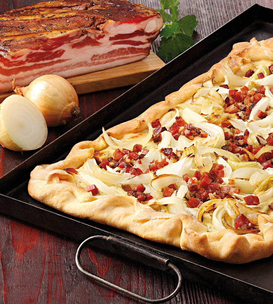 klassieke Elszasser Flammkuchen Tante Fanny