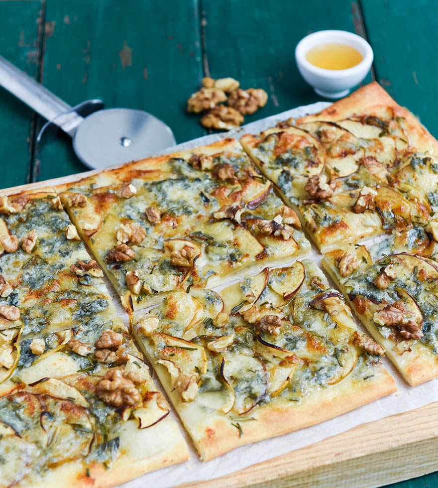Pizza met appel Tante Fanny