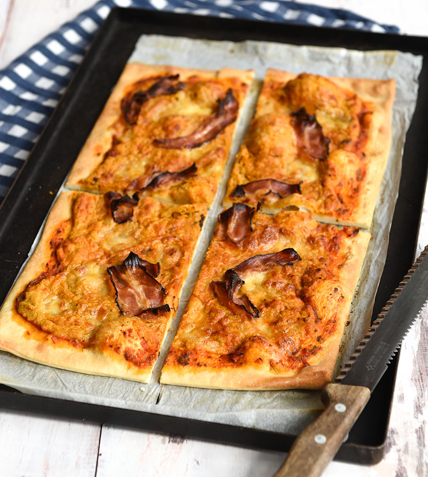 Zeeuwse spek Pizza Tante Fanny