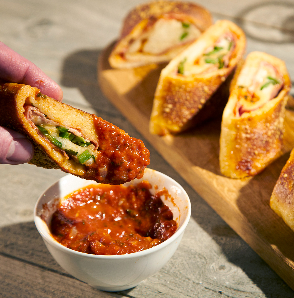 Gek op PIzza - Tante Fanny vers pizzadeeg op rol- Pizza Stromboli