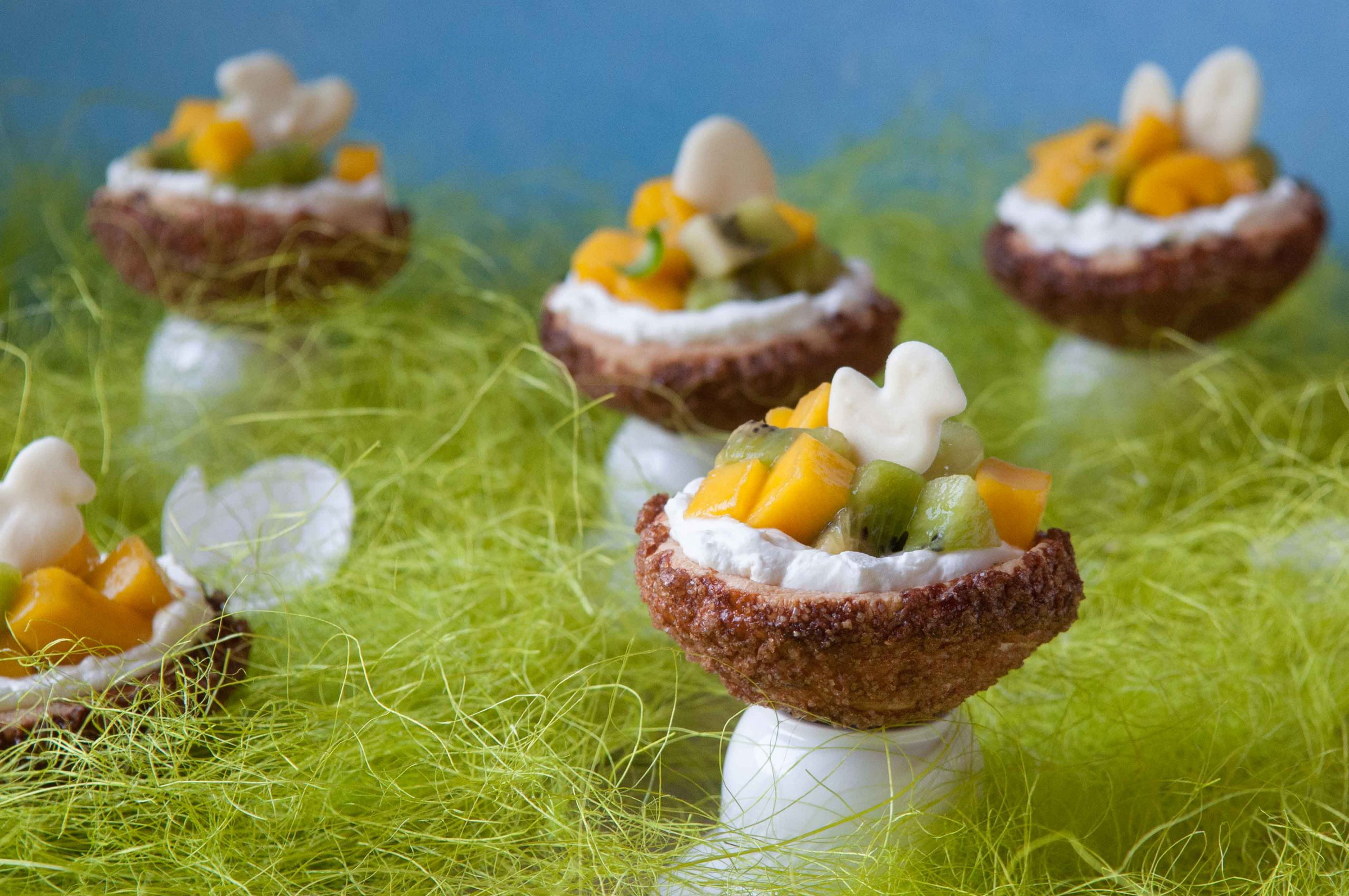 Recept: Nestjes van bladerdeeg met roomvulling en fruit