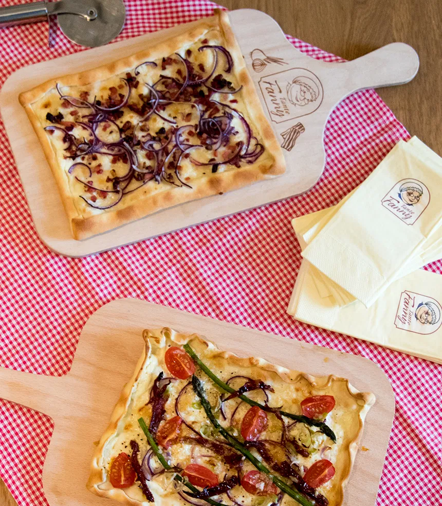 5 soorten flammkuchen