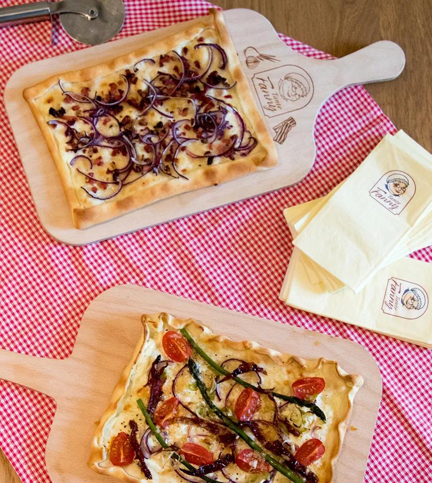 5 soorten flammkuchen