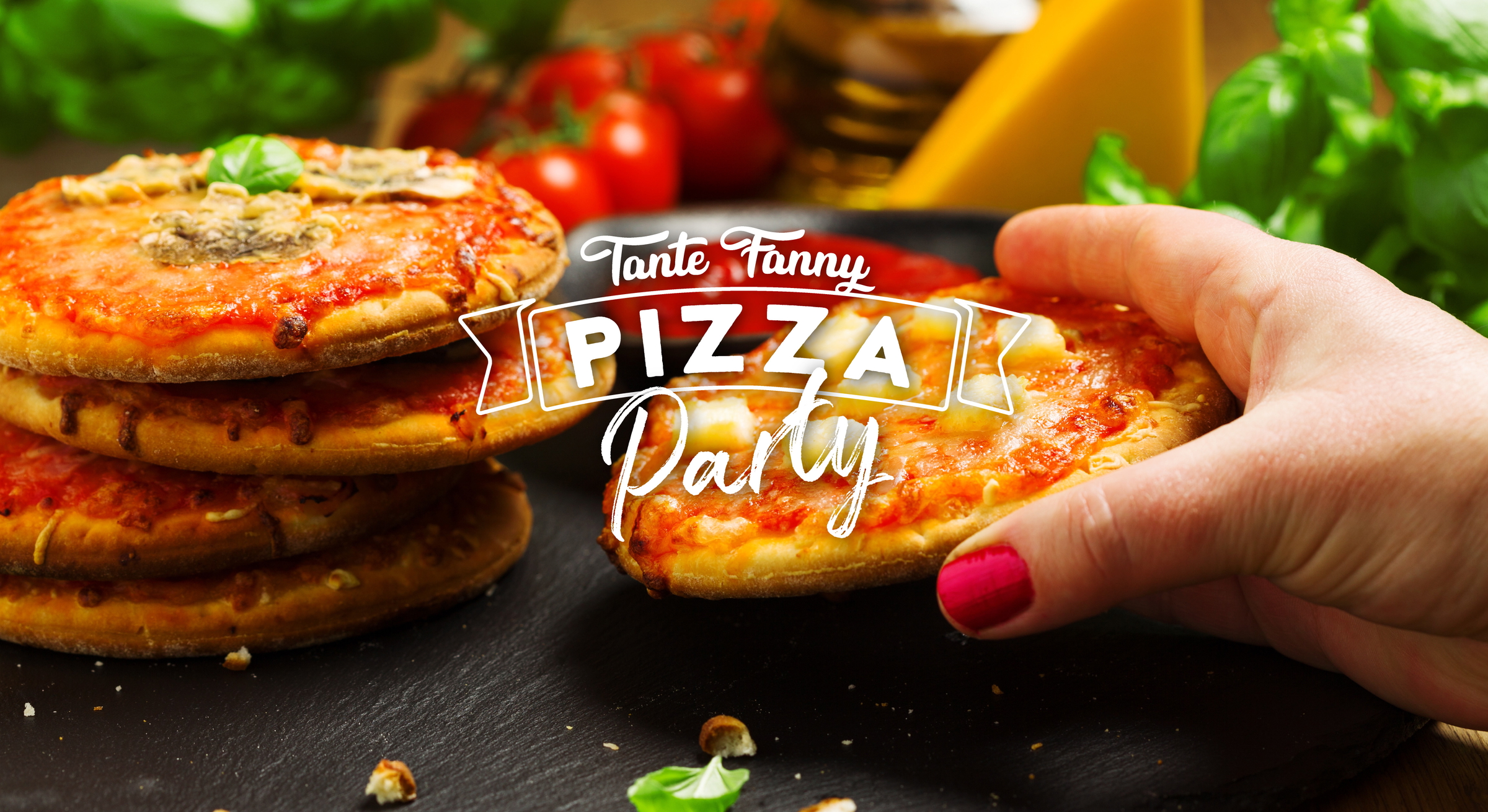 Mini pizza party blog hoofd afbeelding