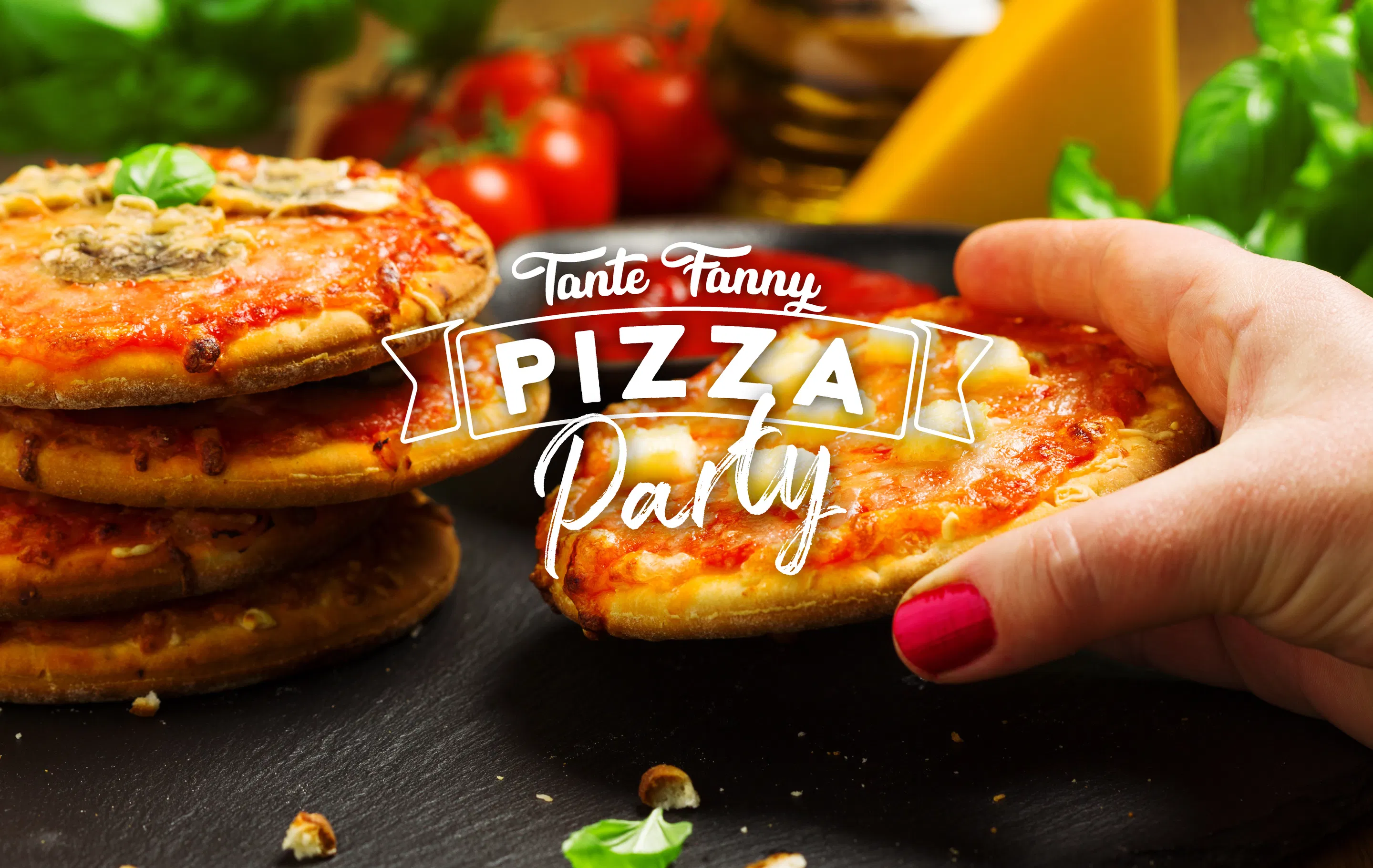 Mini pizza party blog hoofd afbeelding