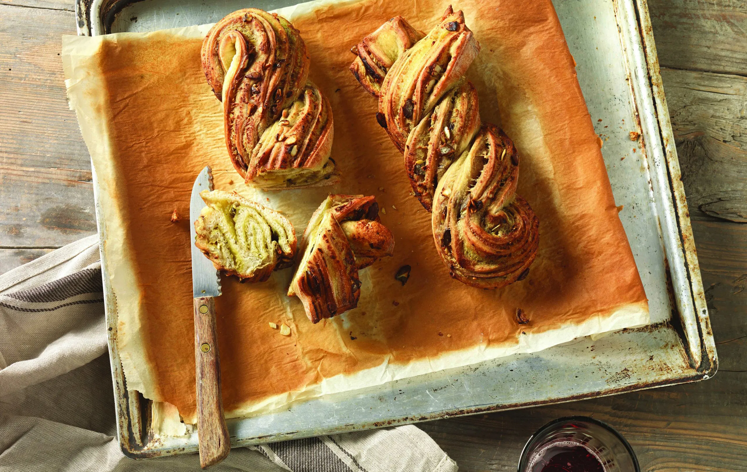 Recept: pizzavlecht met pompoenpittenstrudel - Tante Fanny