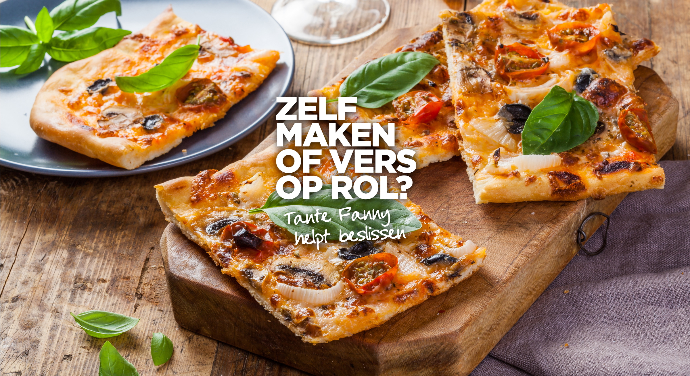 Zelf pizza maken of vers op rol?