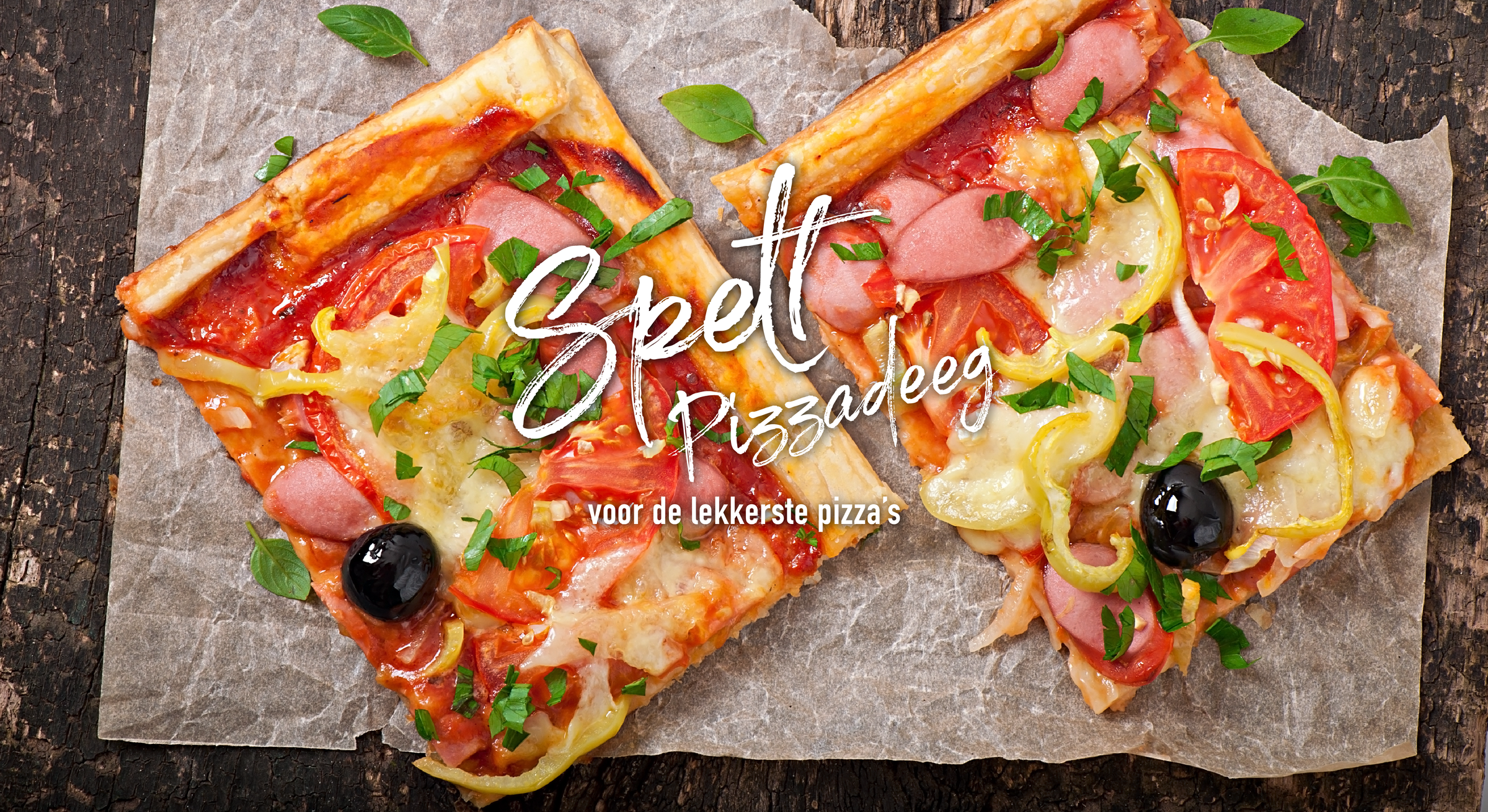 Spelt-pizzadeeg voor de lekkerste pizza's - Tante Fanny