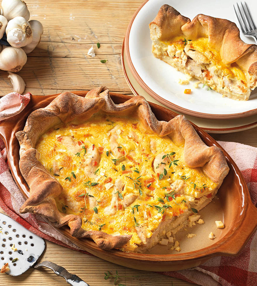 Recept: krokante bladerdeeg kipschotel - Tante Fanny