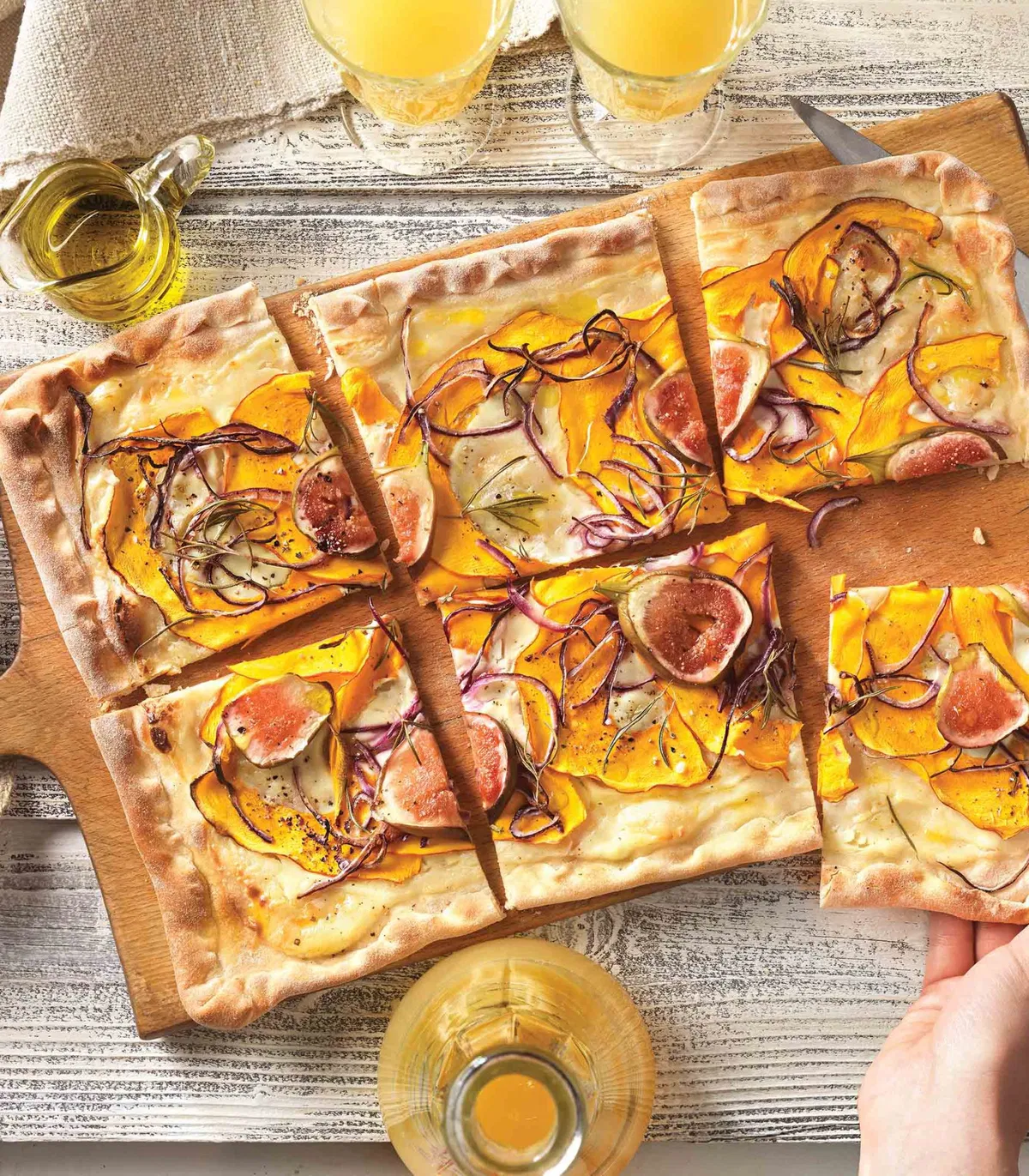 Recept: Flammkuchen met pompoen en vijgen - Tante Fanny