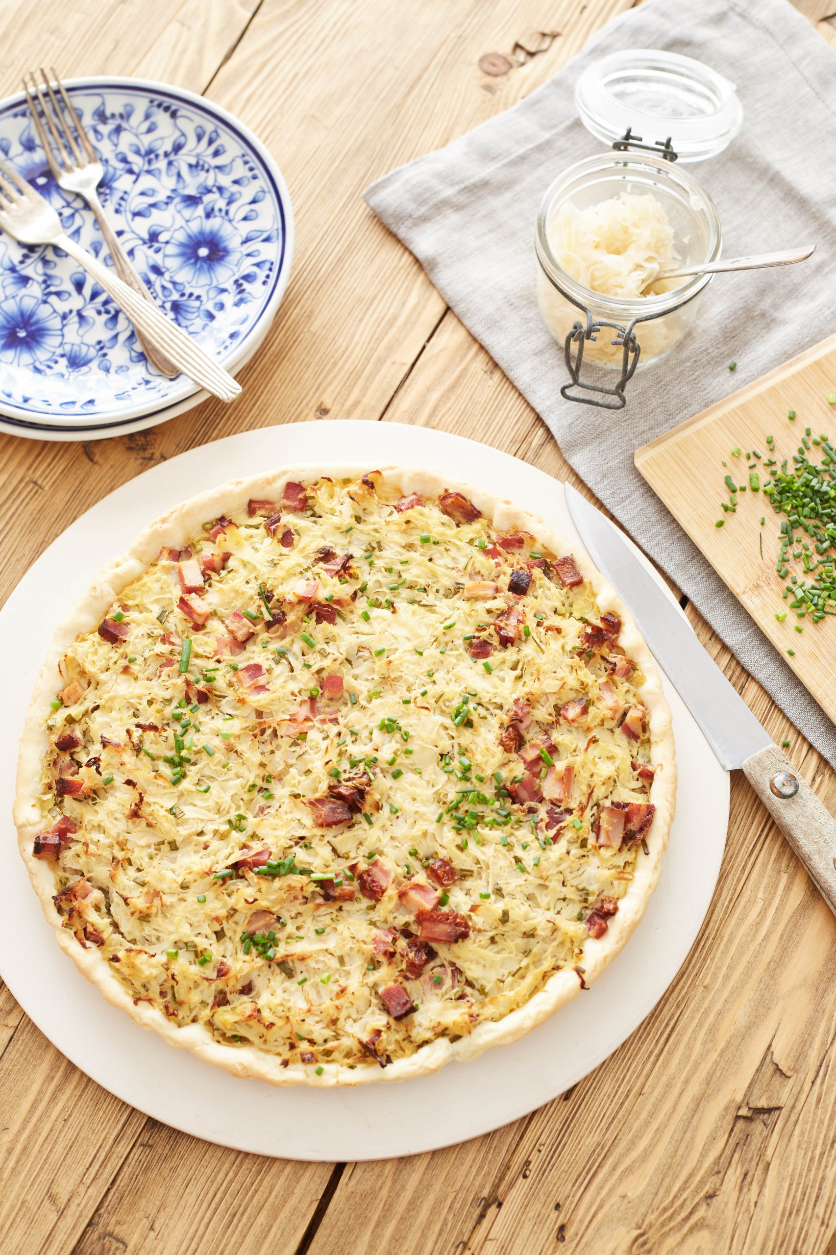 Recept: Quiche met zuurkool - Tante Fanny