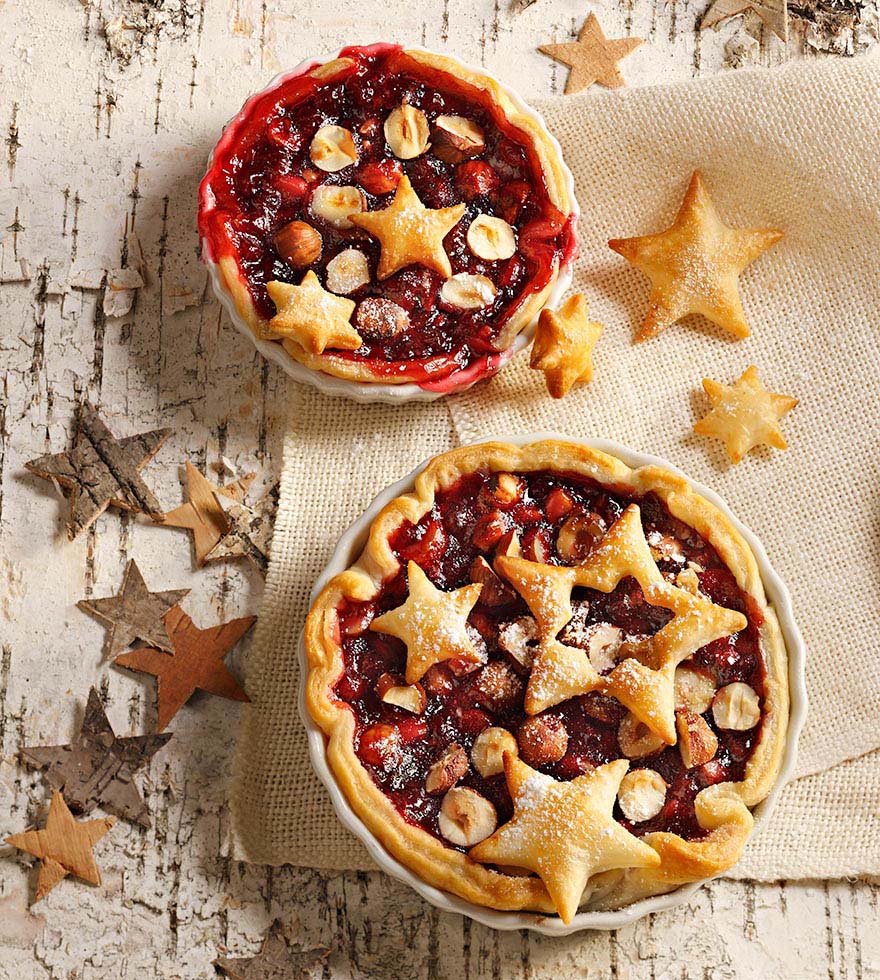 Recept: bladerdeegtaart met cranberry - Tante Fanny