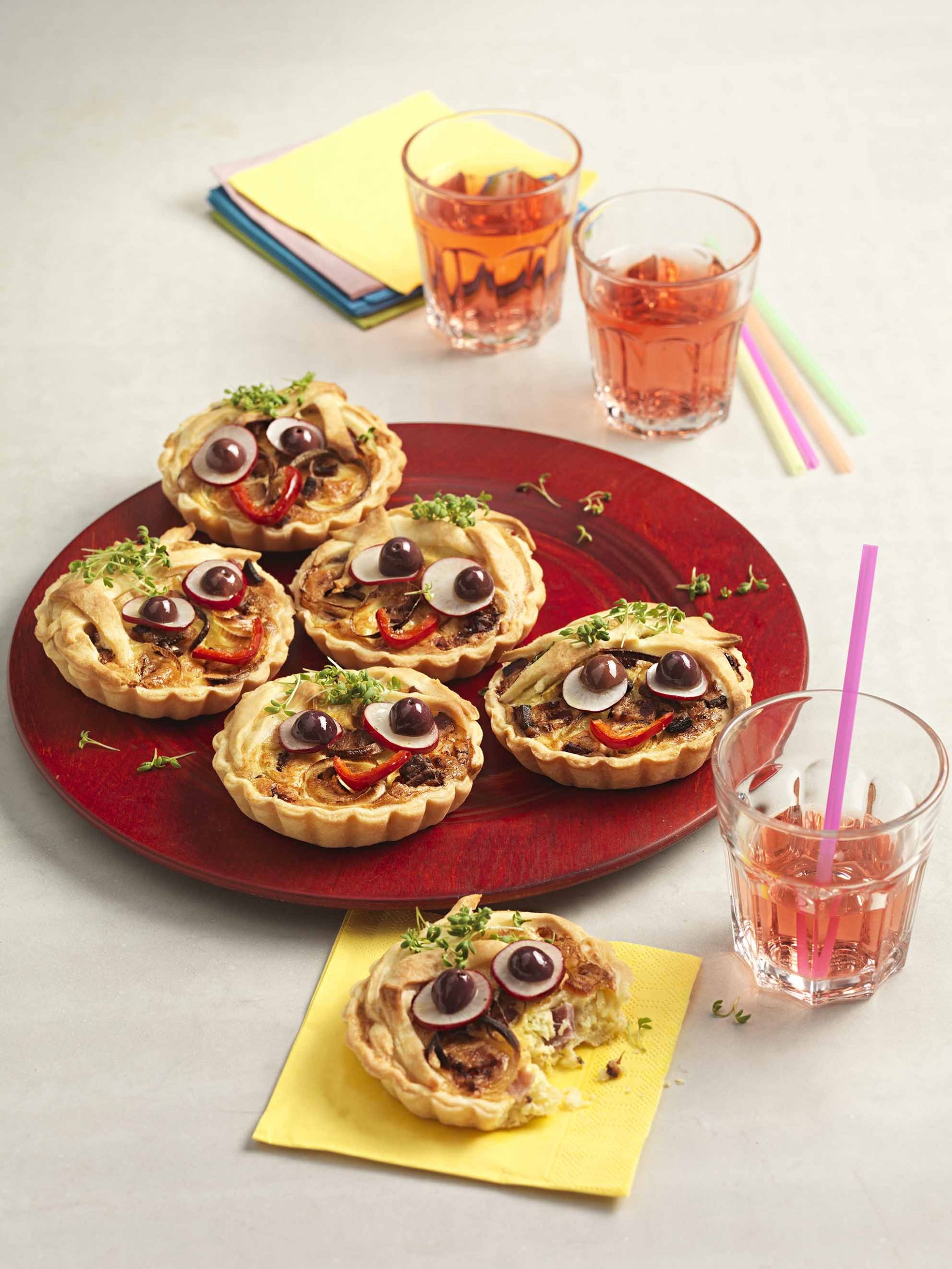 Kinderrecept: Quiche gezichtjes - Tante Fanny.nl