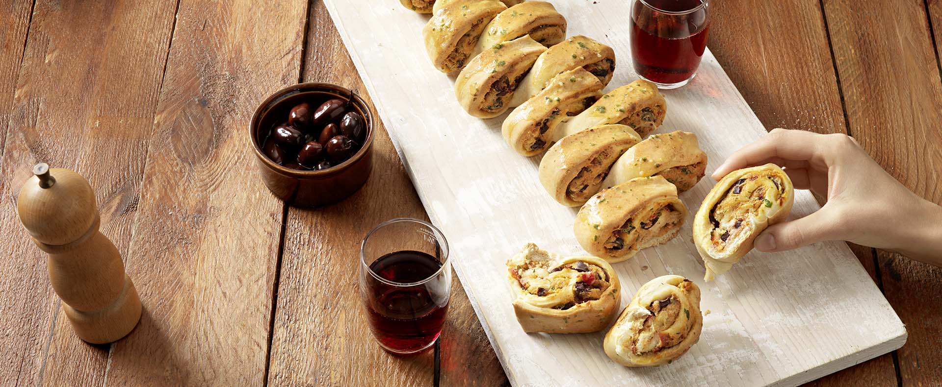 Recept: pizzasnack met gedroogde tomaten