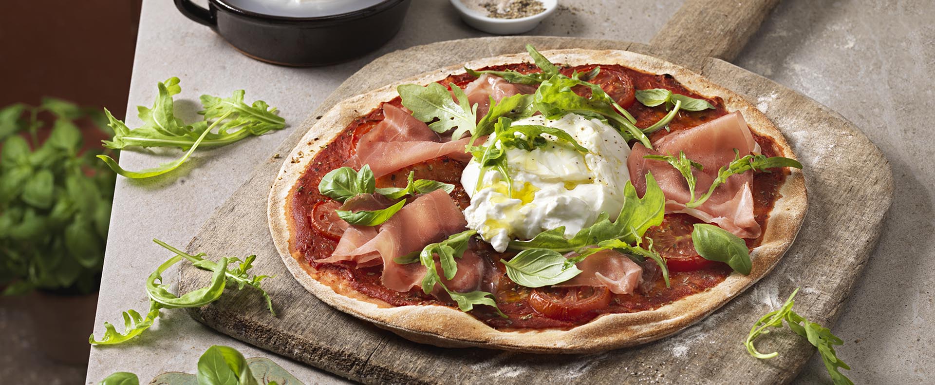 recept rustieke pizza burrata tante fanny